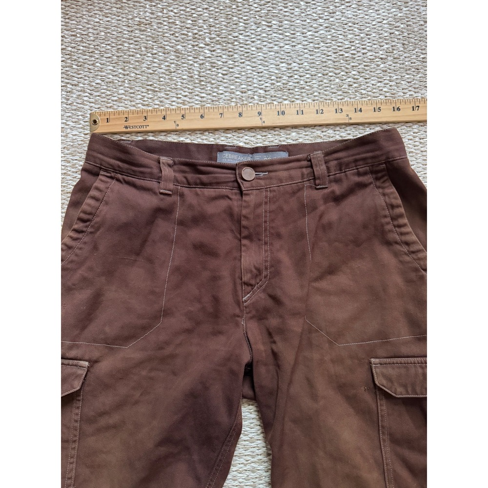 Icebreaker Mens Merino Wool Cargo Shorts Brown Size 32 Hiking Outdoor Casual - Picture 3 of 6